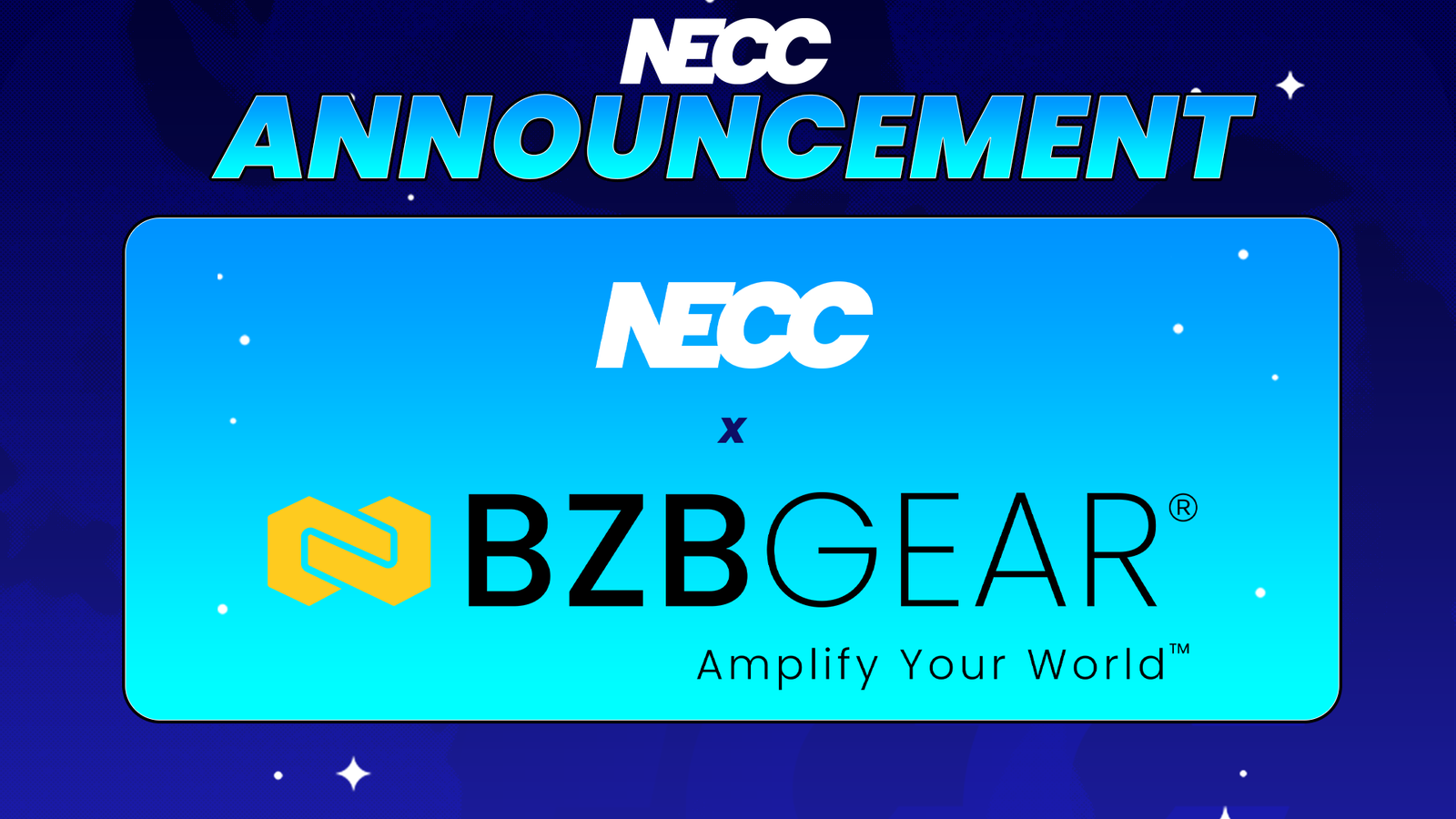 NECC Announces Partnership with BZBGEAR