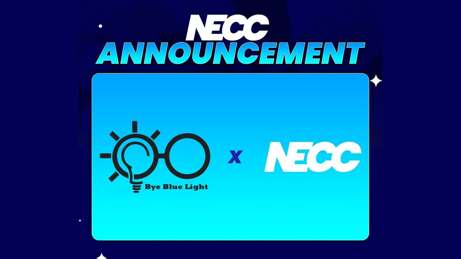 NECC Extends Partnership with Bye Blue Light