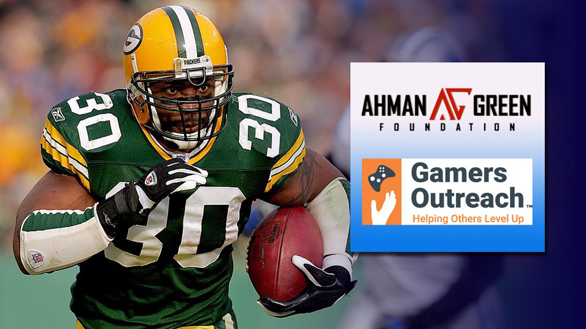 Former NFL Great and Lakeland Director Ahman Green Teams with Gamers Outreach for Week-Long Charity Stream