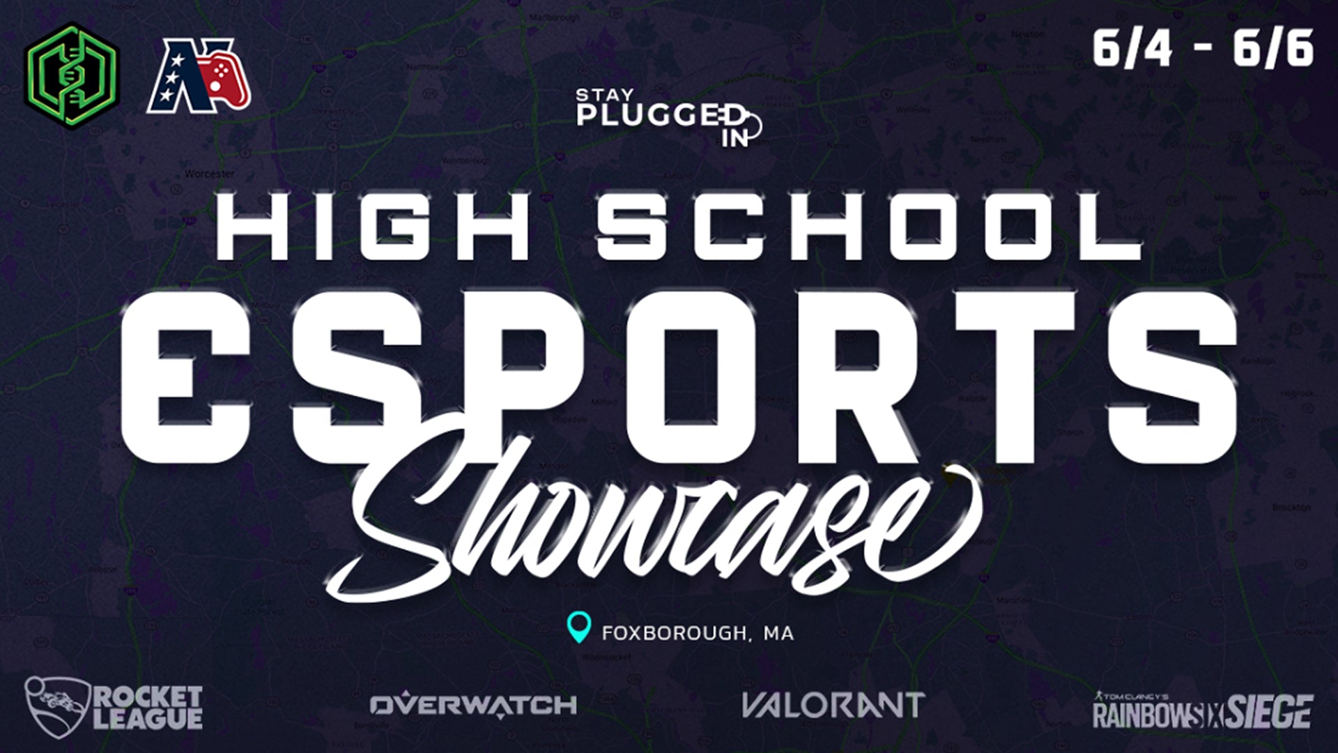 High School Esports Showcase Presented by the NECC, Helix eSports, and Stay Plugged IN
