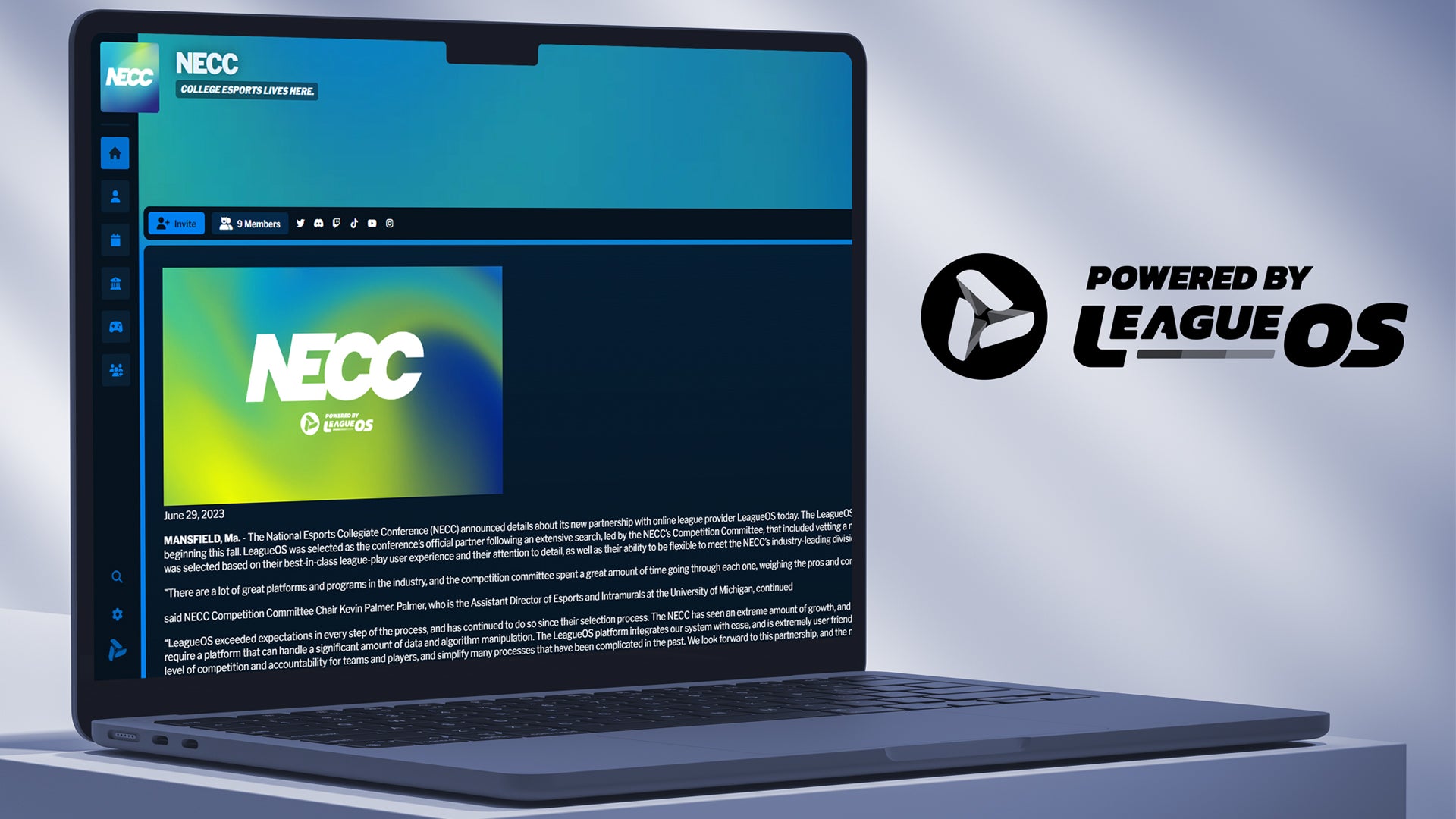 NECC Announces Partnership with LeagueOS to be Conference's Official Competition Platform