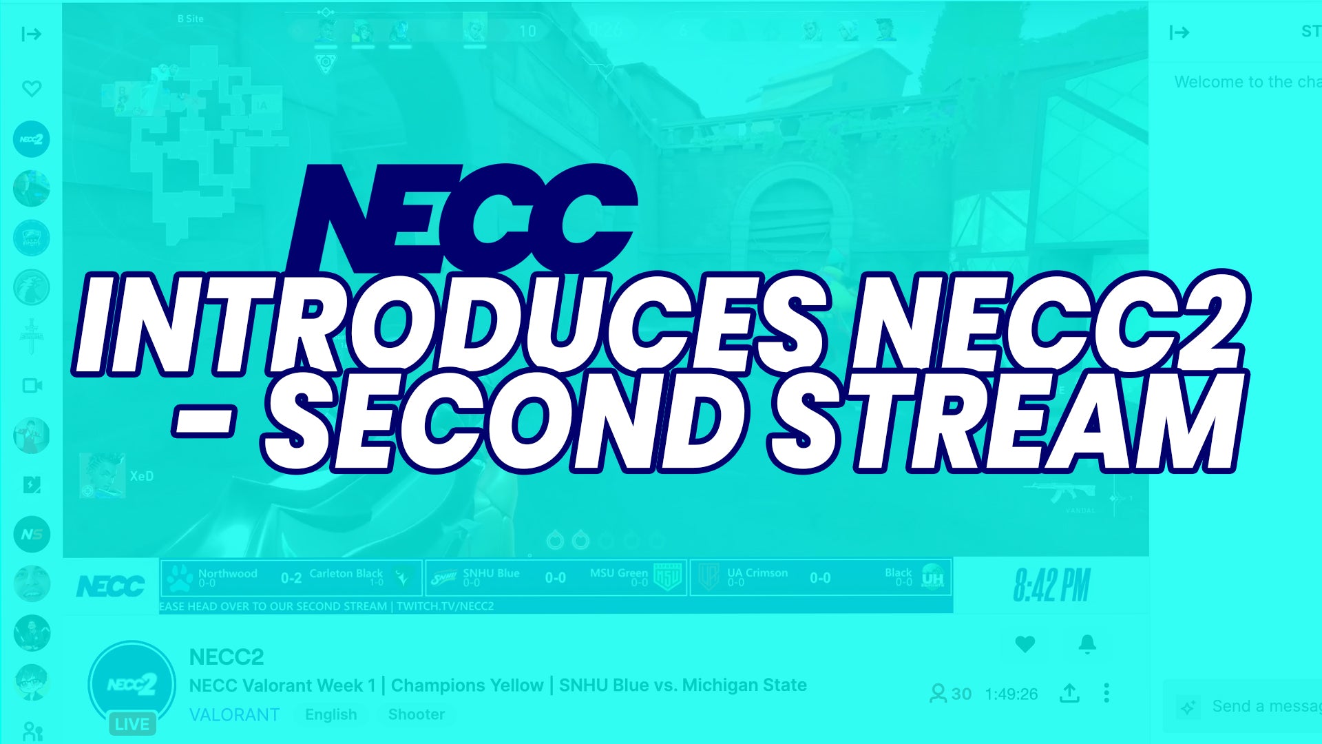 NECC Introduces NECC2, the Conference's Second Stream for Spring Semester