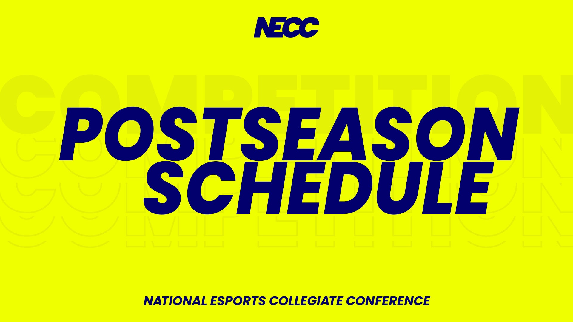 NECC Announces Spring Semester Postseason Details