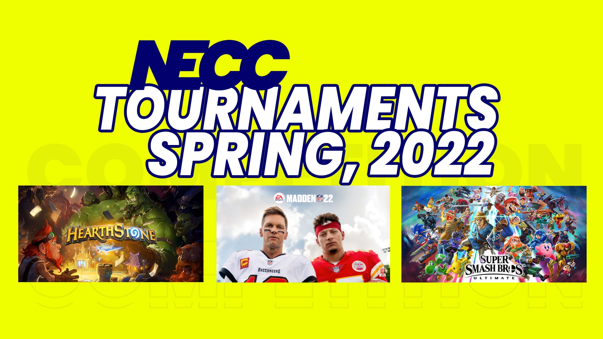 NECC Announces Plans for Spring Semester Tournaments