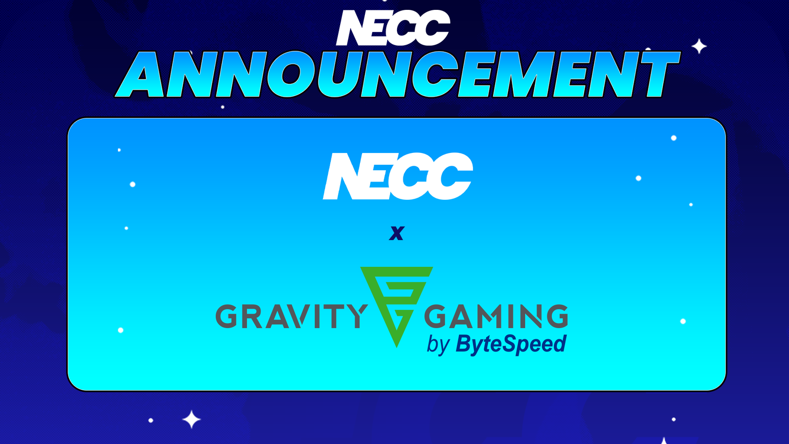 NECC Announces Partnership with Gravity Gaming by ByteSpeed