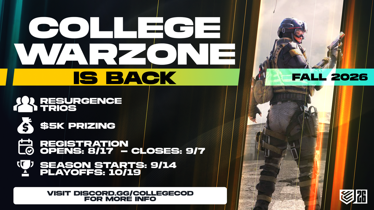 College CoD Warzone Event (Non-Member Pass)